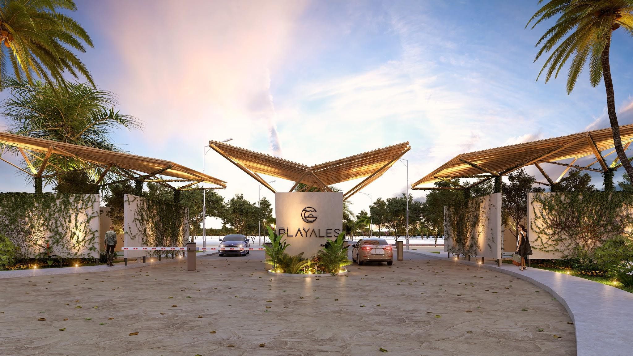 Acceso de Playales Telchac Residencial