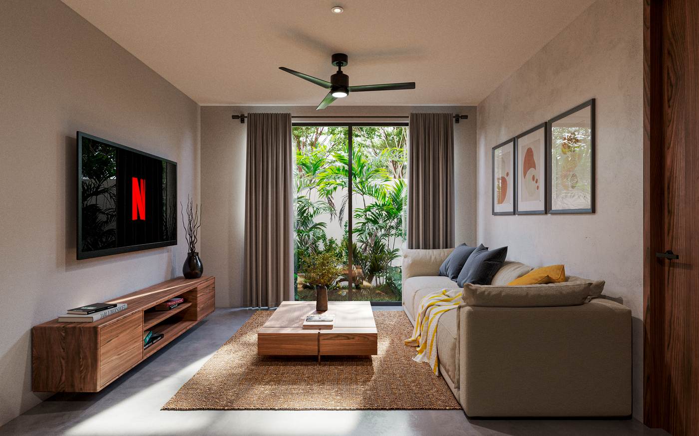 Chaltún Living - 1 recámara · 46.74 m² · amueblado - imagen 1