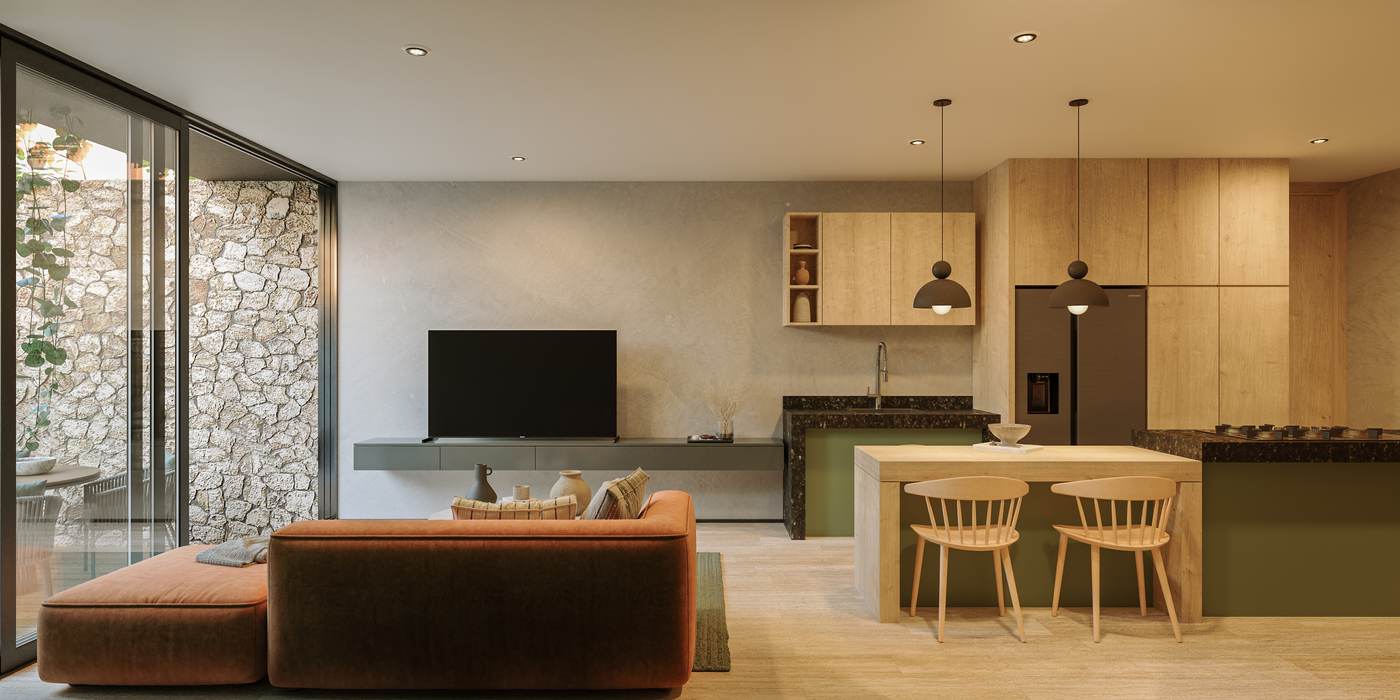 Jacinto - Cinco tipologías · 1 y 2 recámaras · 67 a 94 m² - imagen 1