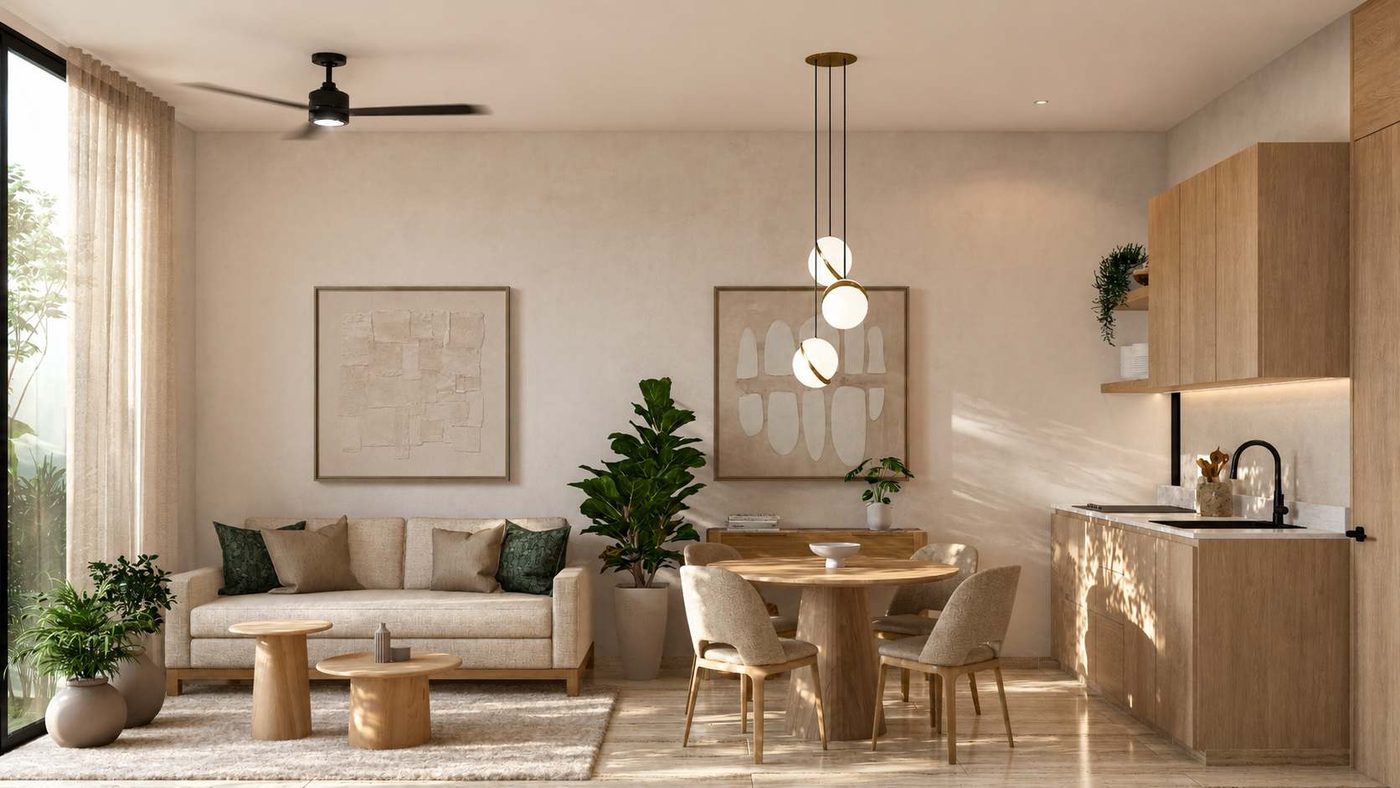 MINA - Tipo A y B · 1 recámara · 39 y 44 m² - imagen 1