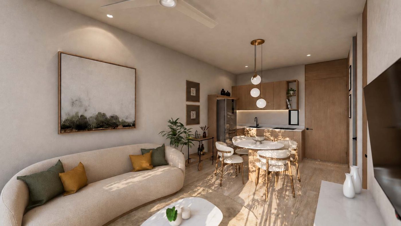 MINA - Tipo A y B · 1 recámara · 39 y 44 m² - imagen 3