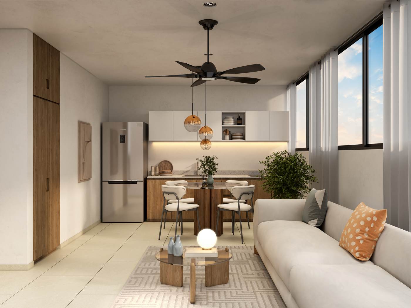 Nikóra - Modelos de 1 y 2 recámaras · desde 42 m² - imagen 1